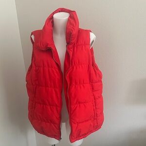 Old Navy Red Quilted Vest